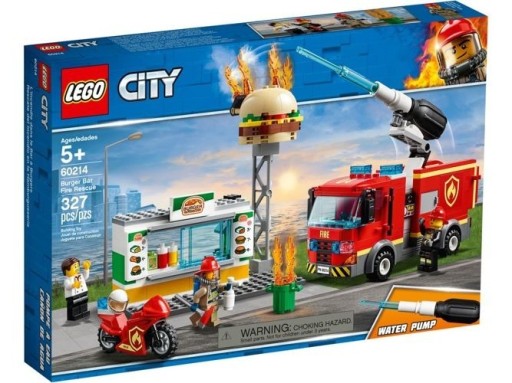 Zdjęcie oferty: LEGO City Płonący bar 60214 prezent Dzień Dziecka