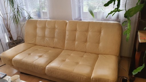 Zdjęcie oferty: Komplet skórzany kanapa i dwa fotele 