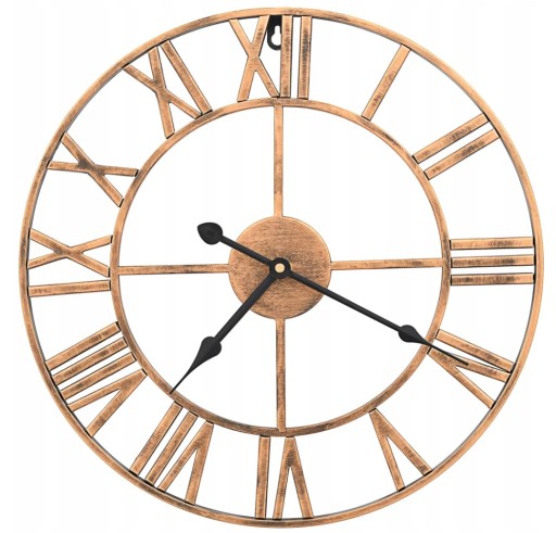 Zdjęcie oferty: Zegar ścienny, metal, 40 cm, złoty