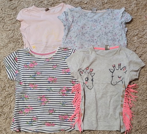 Zdjęcie oferty: Zestaw 4 T-shirty 128/134 Primark Little kids