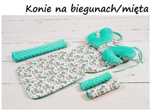 Zdjęcie oferty: Wkładka do wózka Minky Motylek Pasy Pałąk wkład