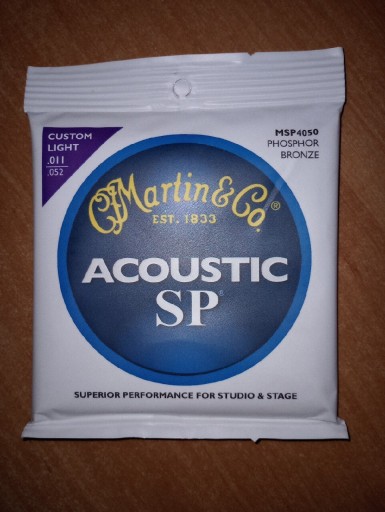 Zdjęcie oferty: Martin SP MSP4050 Phosphor Bronze 11-52 - Struny