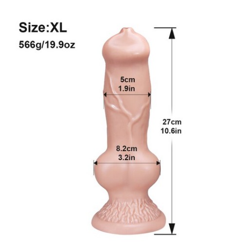 Zdjęcie oferty: XL Dildo penis dog psa pies wolf wilk a'la BD z PL