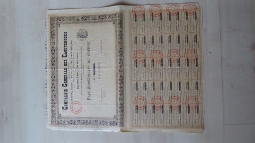 Zdjęcie oferty: Compagnie Generale des Caoutchoucs 1904'