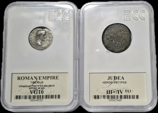 Zdjęcie oferty: Dwie monety z czasów biblijnych