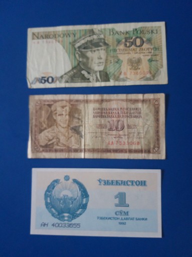Zdjęcie oferty: Zestaw banknotów 17