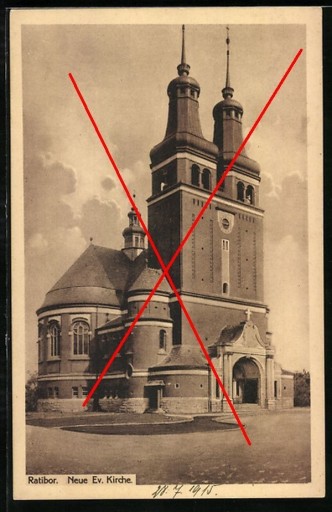 Zdjęcie oferty: RACIBÓRZ Ratibor Kościół ewangelicki 1915
