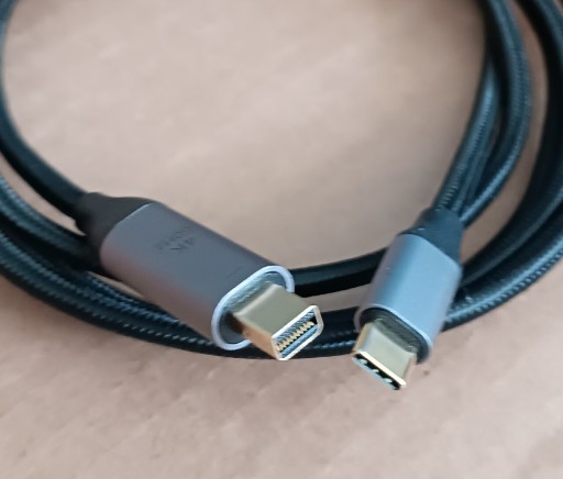 Zdjęcie oferty: Kabel USB C do Mini DisplayPort 1.8m 