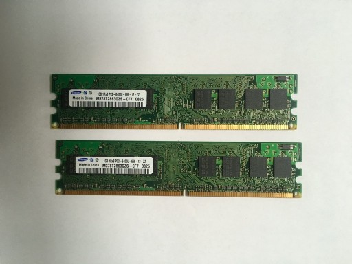 Zdjęcie oferty: Sprzedam pamięć ram Samsung 1GB x 2