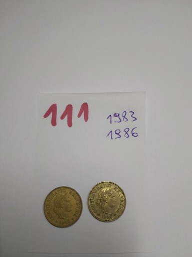 Zdjęcie oferty: Moneta 5 rappenów 1983-86 Szwajcaria