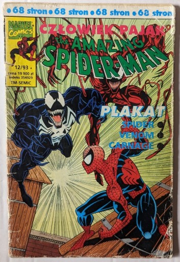Zdjęcie oferty: Amazing Spider-man 12/1993 TM-Semic