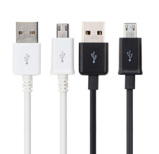 Zdjęcie oferty: Kabel Micro USB do ładowania 0.8 M biały 