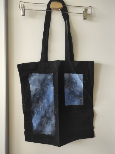 Zdjęcie oferty: Bawełniana torba na ramię ręcznie malowana