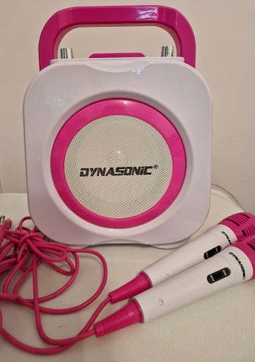 Zdjęcie oferty: DYNASONIC Karaoke z mikrofonem różowy.