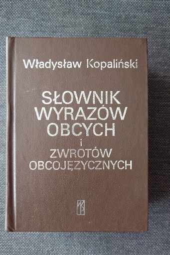 Zdjęcie oferty: KOPALIŃSKI SŁOWNIK WYRAZÓW OBCYCH