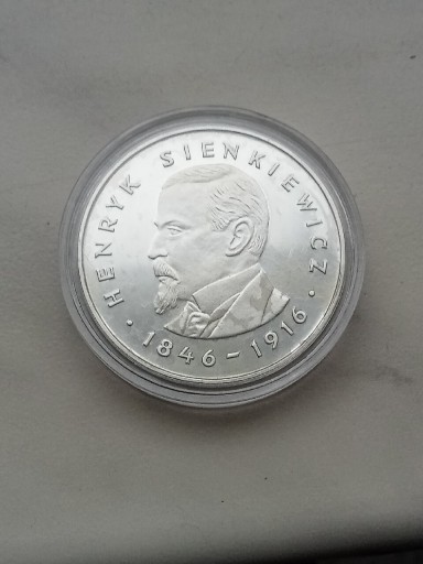 Zdjęcie oferty: 100 złotych 1977 r H. Sienkiewicz srebro 