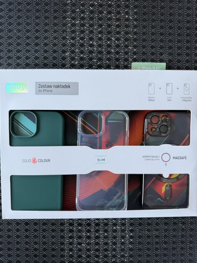 Zdjęcie oferty: Zestaw 3x Case Etui plecki iPhone 14 6.1” Setty nowe MagSafe silikon slim