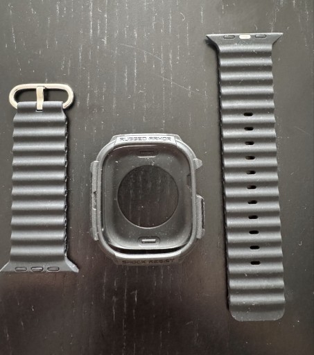 Zdjęcie oferty: Nowe etui case Spigen Apple Watch Ultra 49mm 1/2 plus pasek - czarny zestaw