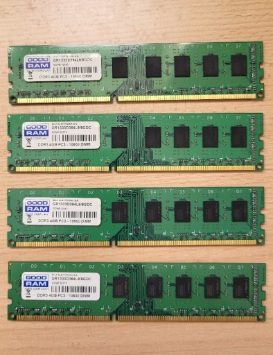 Zdjęcie oferty: PAMIĘĆ GOOD RAM 16 GB (4X4GB) 1333