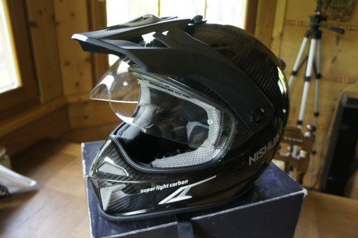 Zdjęcie oferty: Kask NISHUA ENDURO CARBON węglowy cross street L