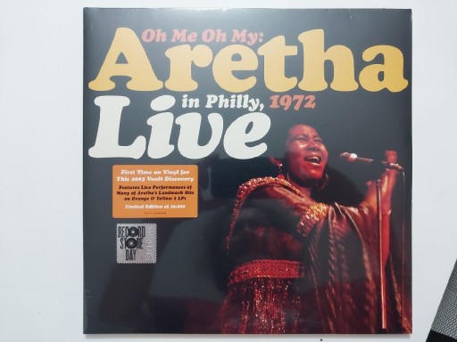 Zdjęcie oferty: Aretha Franklin - Live in Philly 1972 2LP