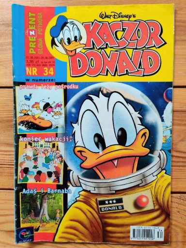 Zdjęcie oferty: Komiks Kaczor Donald nr 34 2001 r.