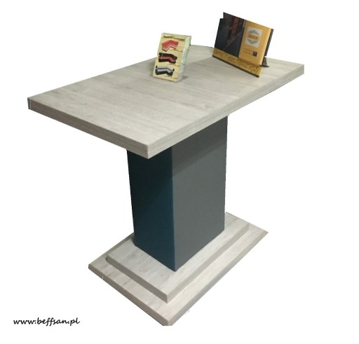 Zdjęcie oferty: Stół z nogą tapicerowaną, 60x100 cm
