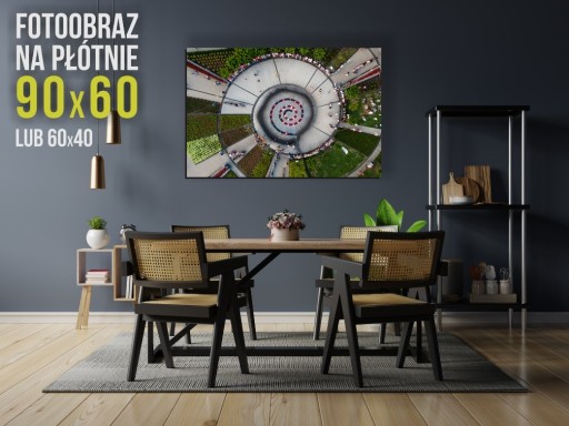 Zdjęcie oferty: Fotoobraz na płótnie Amonit Zawiercie 90x60cm