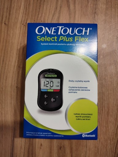 Zdjęcie oferty: Glukometr One Touch Select Plus Flex NOWY bluetoth