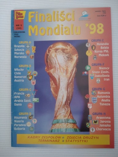 Zdjęcie oferty: Piłka Nożna Skarb Kibica Mundial 1998 France