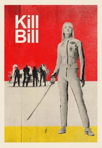 Zdjęcie oferty: PIĘKNY plakat filmowy KILL BILL płótno