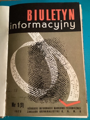 Zdjęcie oferty: D4546. CZASOPISMO - „ BIULETYN INFORMACYJNY „ kwartalnik - 1973 rok
