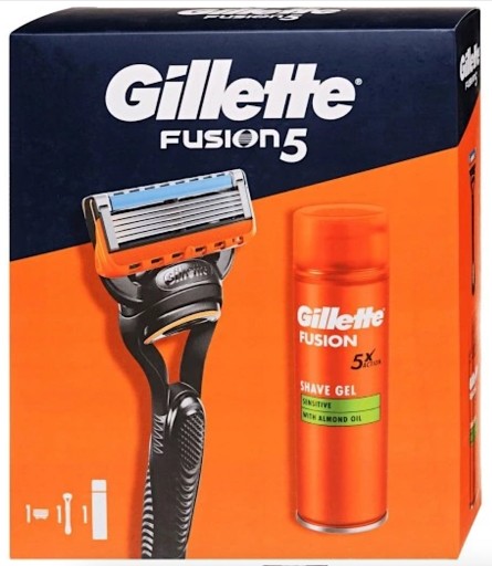 Zdjęcie oferty: Zestaw maszynka Gillette Fusion 5 + żel 200 ml