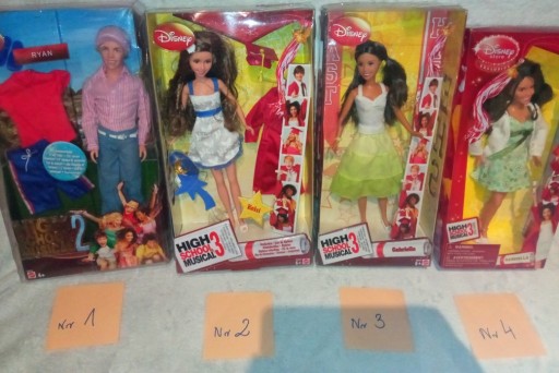 Zdjęcie oferty: Zestaw 4 lalek Barbie z serii High School Musical