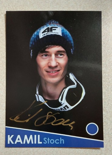 Zdjęcie oferty: Kamil Stoch oryginalny autograf 