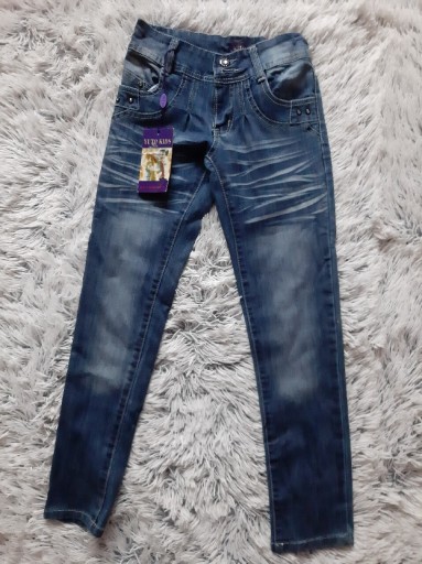 Zdjęcie oferty: Nowe spodnie jeans 140 yuto kids 