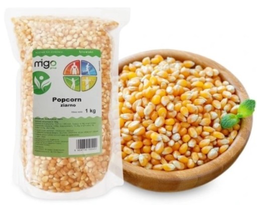 Zdjęcie oferty: POPCORN ziarno KUKURYDZY do prażenia 1Kg