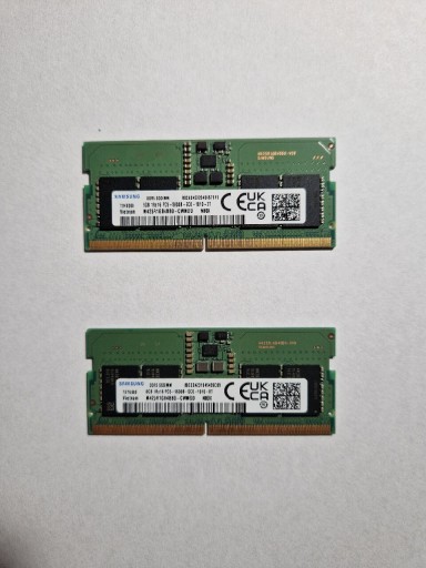 Zdjęcie oferty: Pamięć RAM Samsung 2x8GB DDR5 Laptop