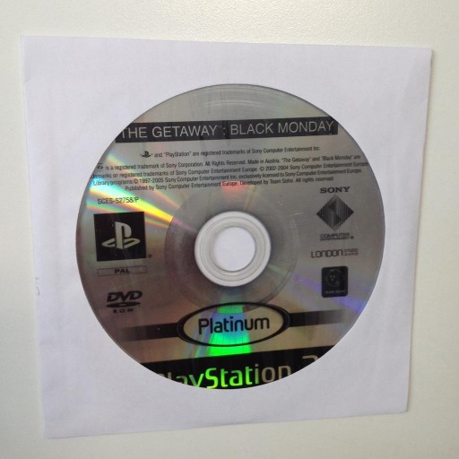 Zdjęcie oferty: Getaway Black Monday PS2 Platinum używana