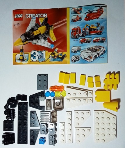 Zdjęcie oferty: LEGO CREATOR 3w1 Mini szybowiec 31001