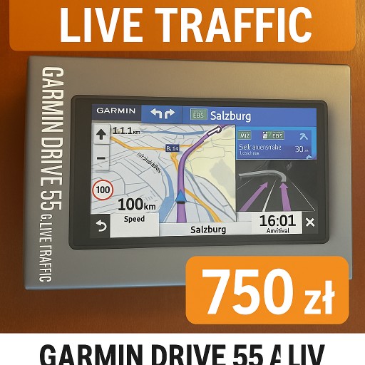 Zdjęcie oferty: Garmin Drive 55 & Live Traffic | Nowa | Mapy EU | 5,5″