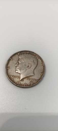 Zdjęcie oferty: USA 1/2 Dolara Half Dollar 1968 Kennedy