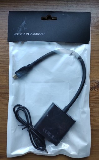 Zdjęcie oferty: Adapter z micro HDMI na VGA+złącze audio minijack