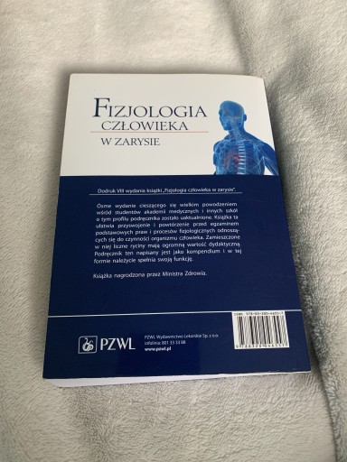 Zdjęcie oferty: Fizjologia Człowieka w Zarysie, Traczyk