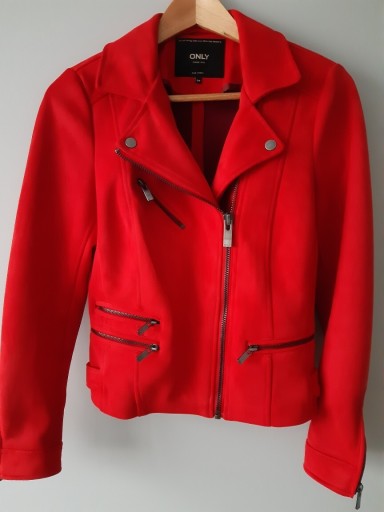 Zdjęcie oferty: Ramoneska kurtka na wiosnę kurtka czerwona XS S