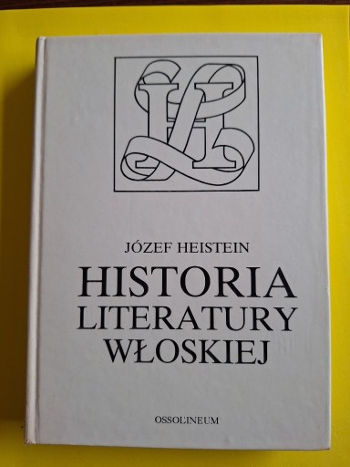 Zdjęcie oferty: Historia literatury włoskiej Heistein 