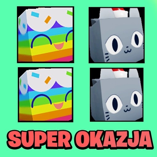 Zdjęcie oferty: 2 Huge Festive + 2 Huge Cupcake Pet SImulator X