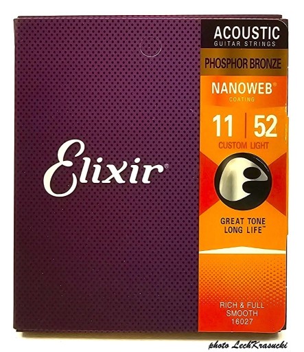 Zdjęcie oferty: ELIXIR STRUNY DO GITARY AKUSTYCZNEJ 11-52 PHOSPHOR BRONZE NOWE