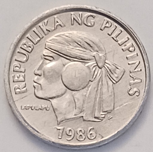 Zdjęcie oferty: 1 centym 1986r. Filipiny Nakład tylko  80.000 szt.