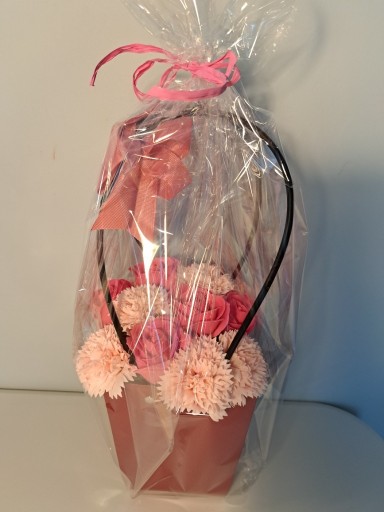 Zdjęcie oferty: Kwiaty mydlane kompozycja w torebce prezent urodzi
